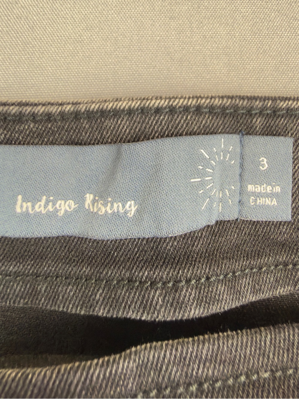 Classic Black Washed Denim Mini Skirt - Picture 4 of 7